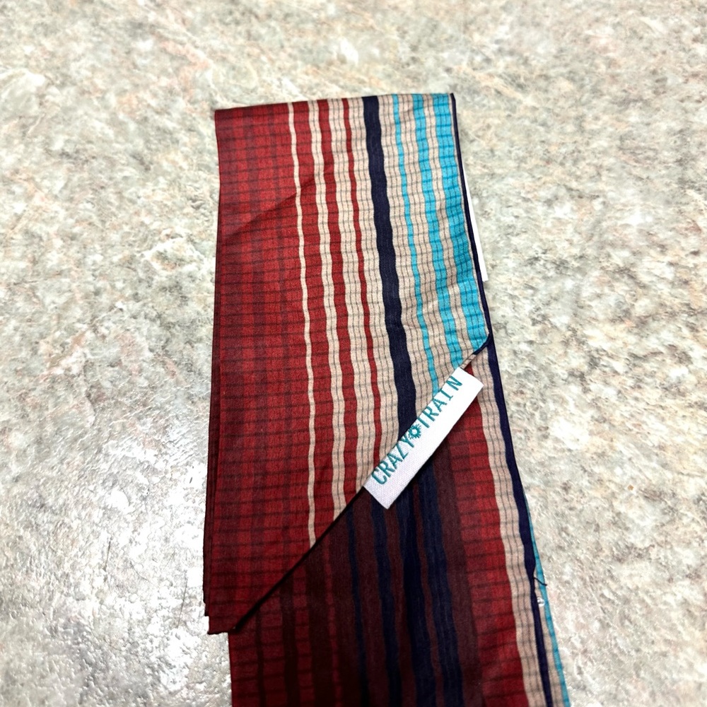 Crazy Train Skinny Scarf - Dark Desert